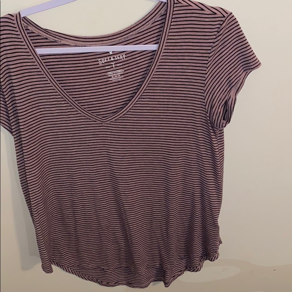 stripped tee